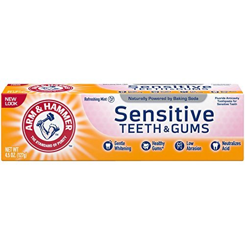 Arm and Hammer Sensitive Toothpaste- best toothpaste for sensitive teeth